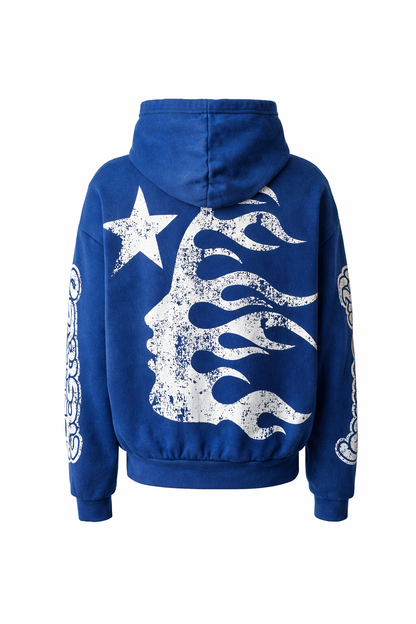 Hellstar Blue Yoga Hoodie Versili