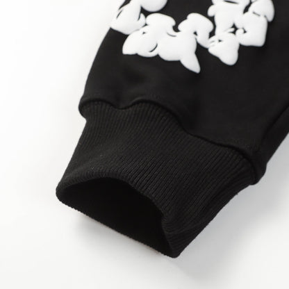 DENIM TEARS COTTON WREATH HOODIE BLACK Status Shipping