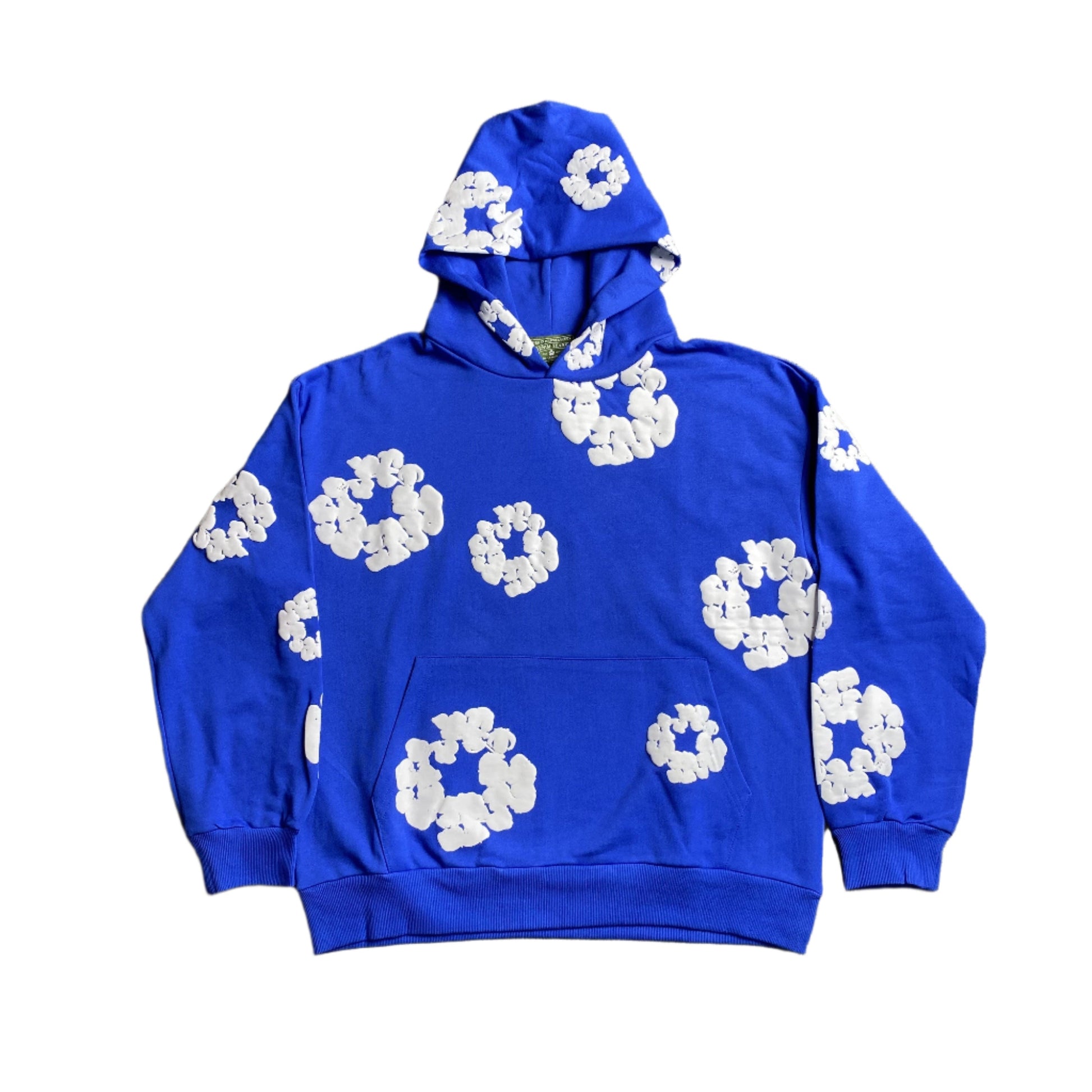 DENIM TEARS COTTON WREATH HOODIE DEEP BLUE Status Shipping