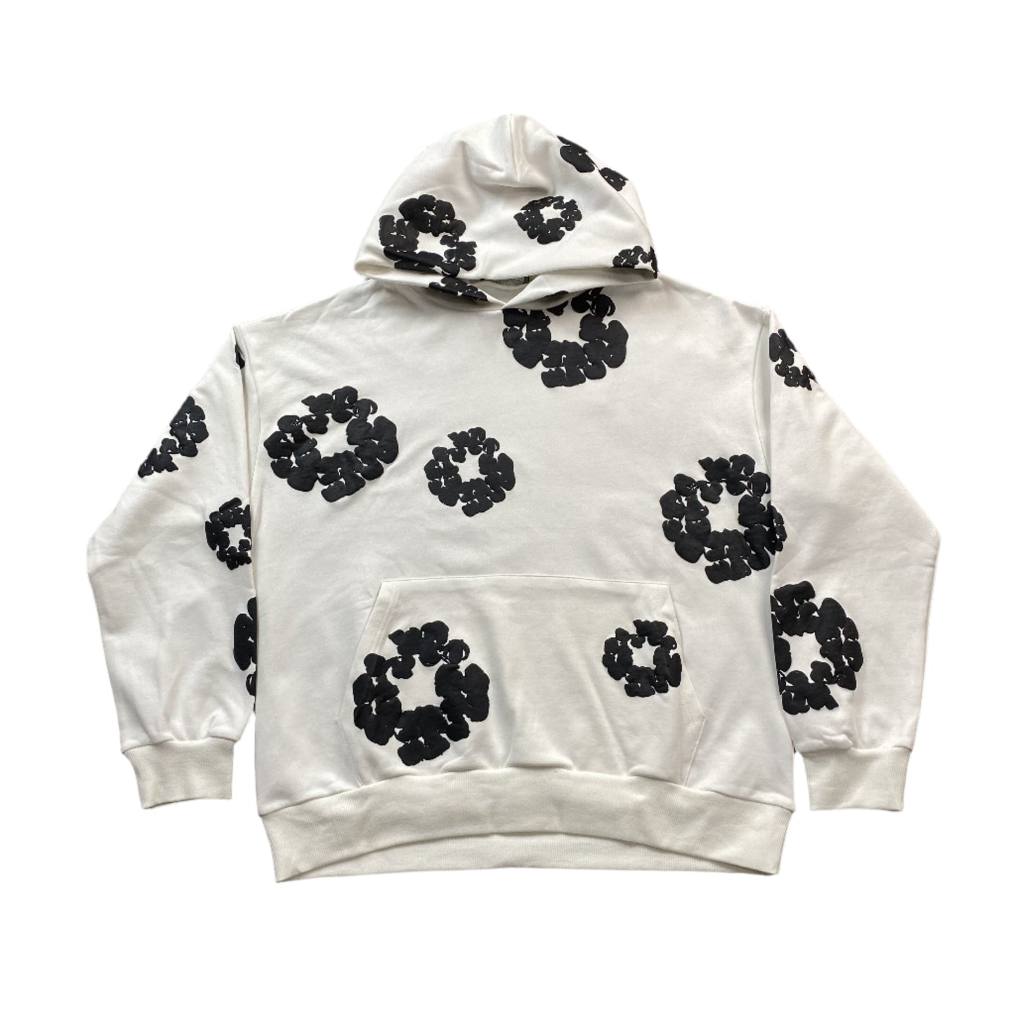 DENIM TEARS COTTON WREATH HOODIE WHITE Status Shipping