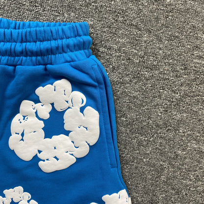 DENIM TEARS COTTON WREATH SHORTS AZURE BLUE Status Shipping