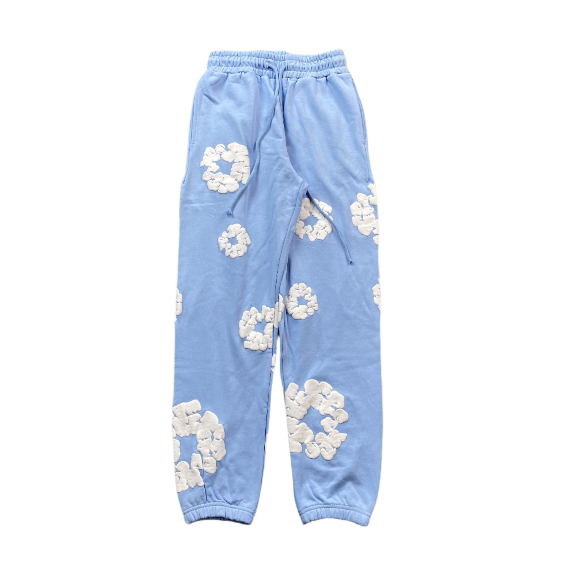 DENIM TEARS COTTON WREATH SWEATPANTS BABY BLUE Status Shipping