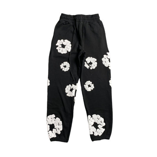 DENIM TEARS COTTON WREATH SWEATPANTS BLACK Status Shipping