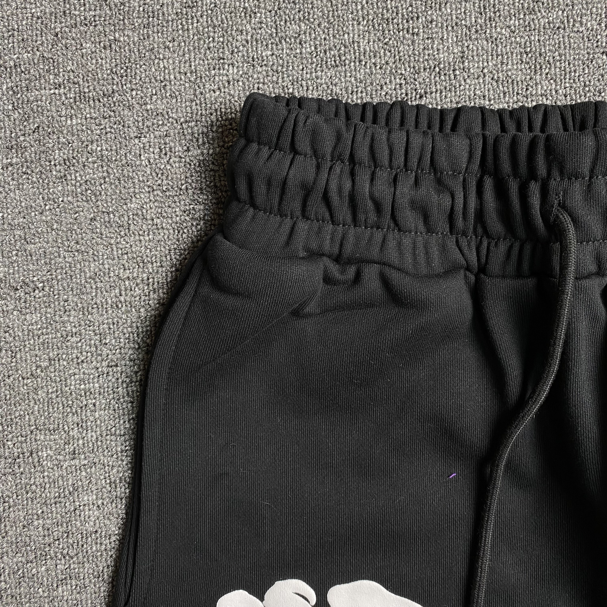 DENIM TEARS COTTON WREATH SWEATPANTS BLACK Status Shipping