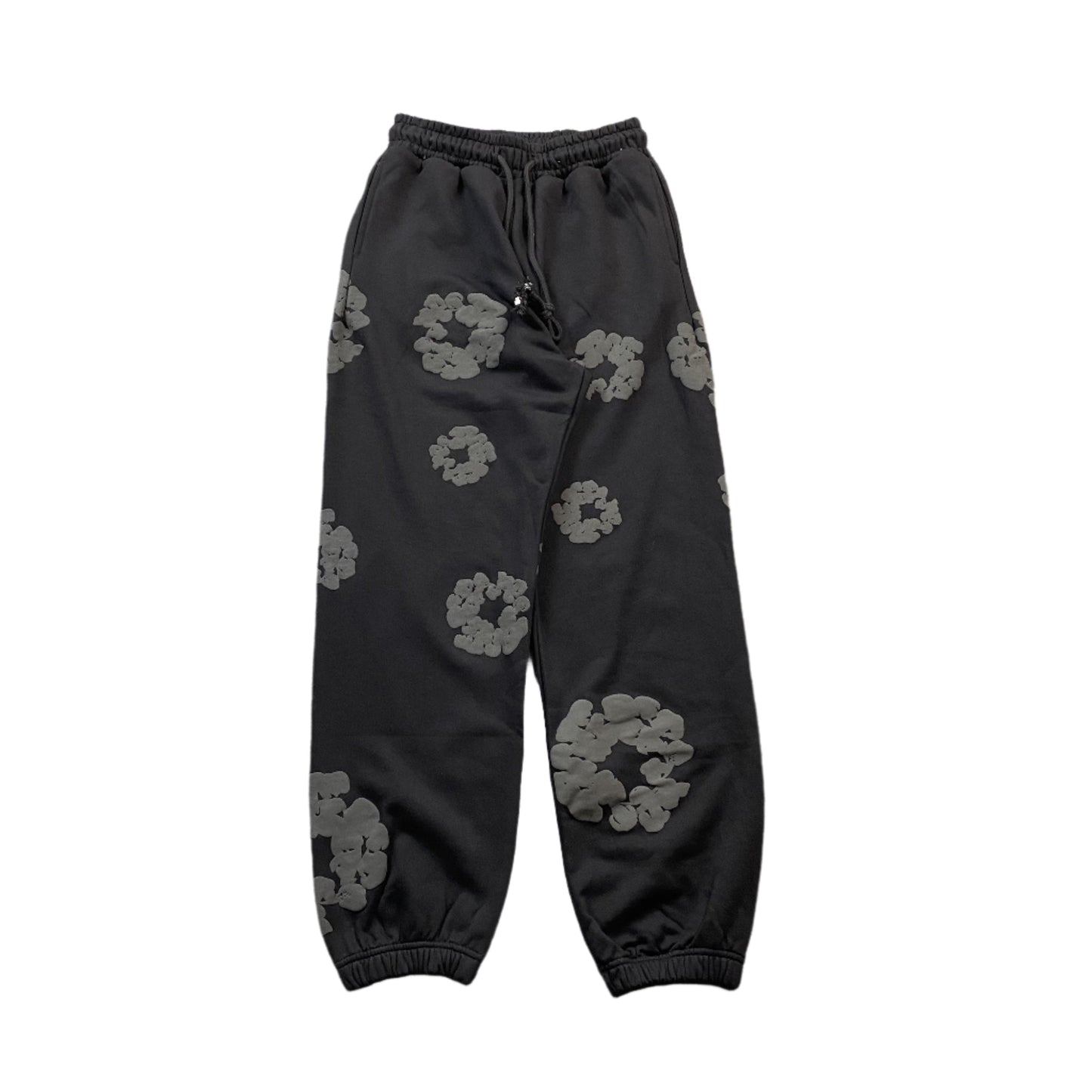 DENIM TEARS COTTON WREATH SWEATPANTS MONOCHROME BLACK Status Shipping