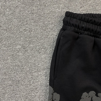 DENIM TEARS COTTON WREATH SWEATPANTS MONOCHROME BLACK Status Shipping