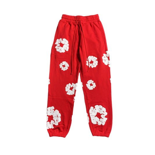DENIM TEARS COTTON WREATH SWEATPANTS RED Status Shipping