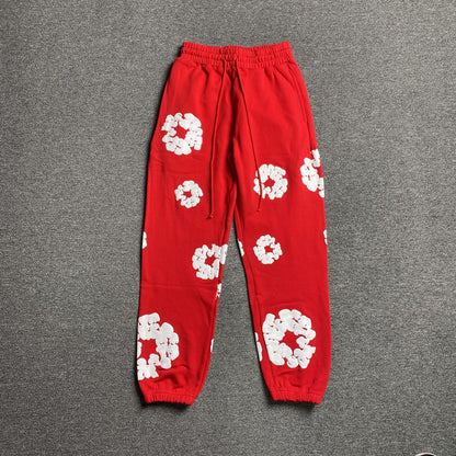 DENIM TEARS COTTON WREATH SWEATPANTS RED Status Shipping