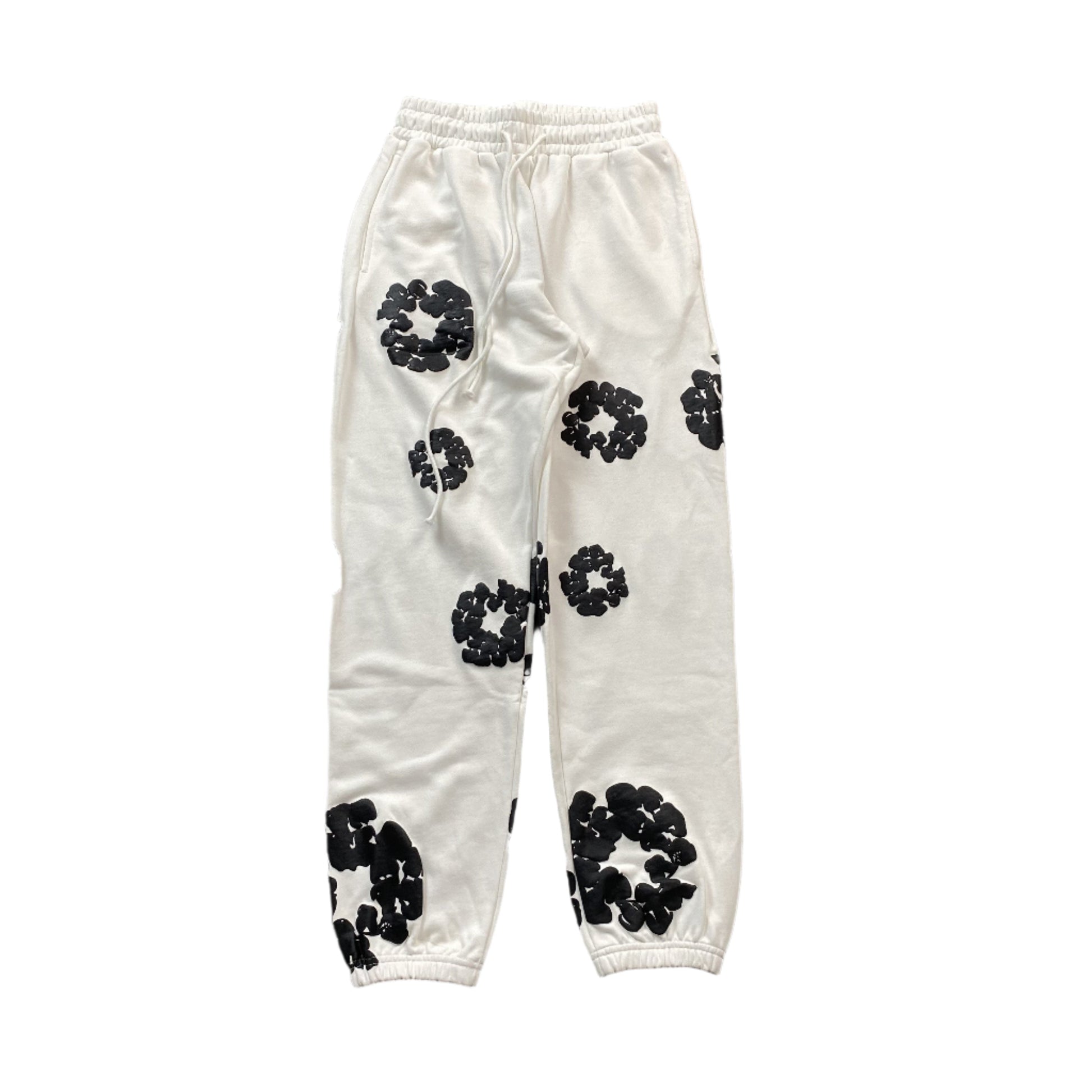DENIM TEARS COTTON WREATH SWEATPANTS WHITE Status Shipping