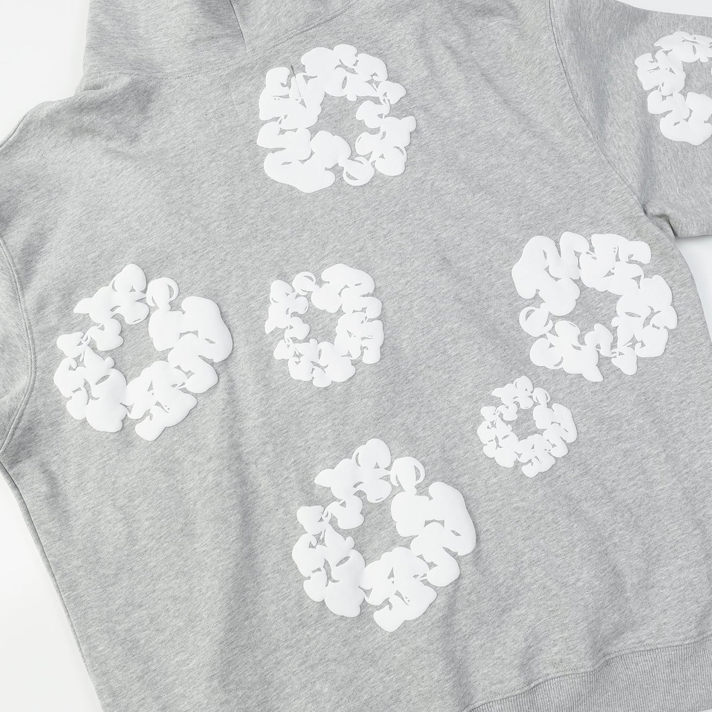 DENIM TEARS COTTON WREATH HOODIE GREY Status Shipping