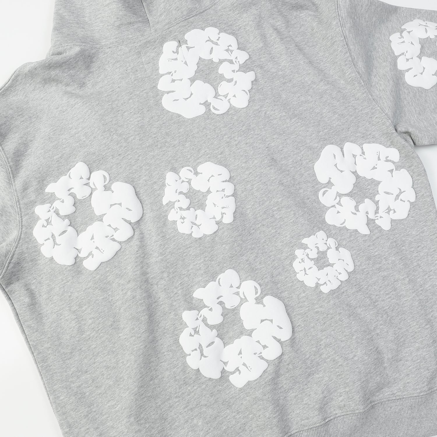 DENIM TEARS COTTON WREATH HOODIE GREY Status Shipping