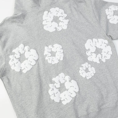 DENIM TEARS COTTON WREATH HOODIE GREY Status Shipping