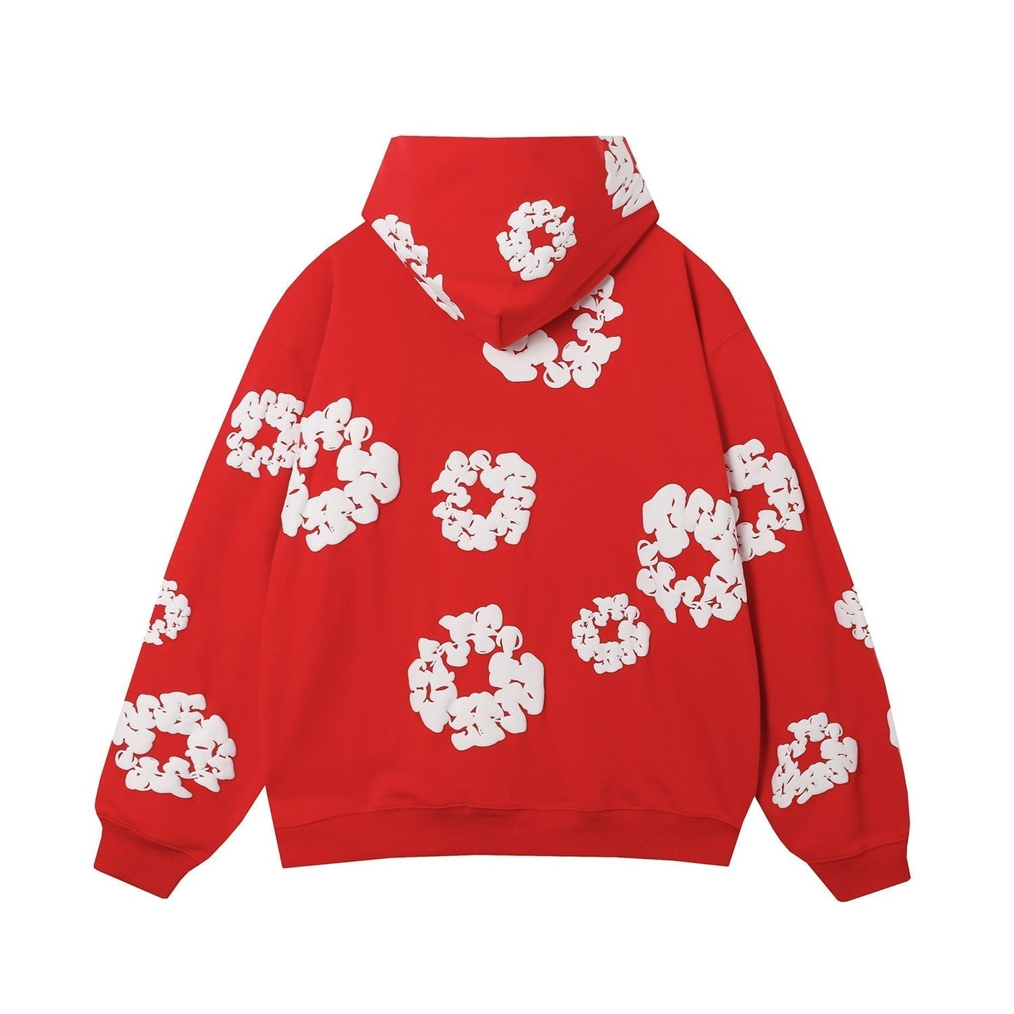 DENIM TEARS COTTON WREATH HOODIE RED Status Shipping