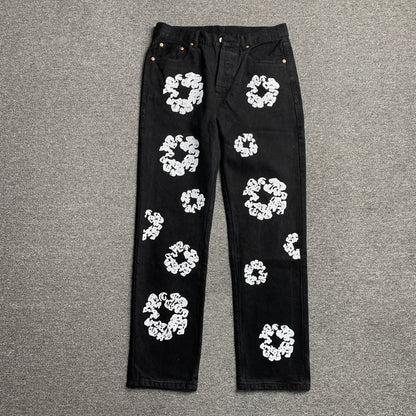 DENIM TEARS x LEVI'S COTTON WREATH JEANS BLACK Status Shipping