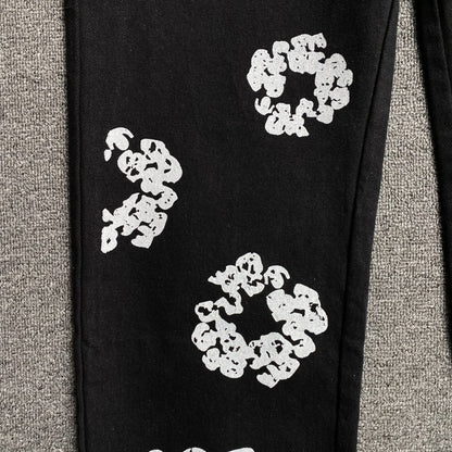 DENIM TEARS x LEVI'S COTTON WREATH JEANS BLACK Status Shipping