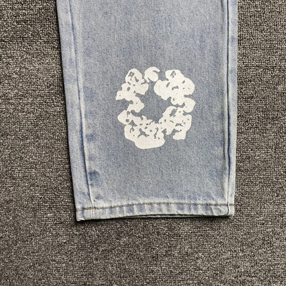 DENIM TEARS x LEVI'S COTTON WREATH JEANS LIGHT WASH Status Shipping