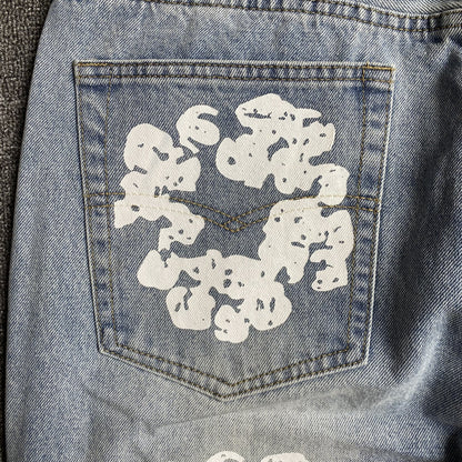 DENIM TEARS x LEVI'S COTTON WREATH JEANS LIGHT WASH Status Shipping