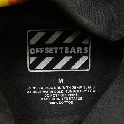 DENIM TEARS x OFFSET WREATH HOODIE BLACK Status Shipping