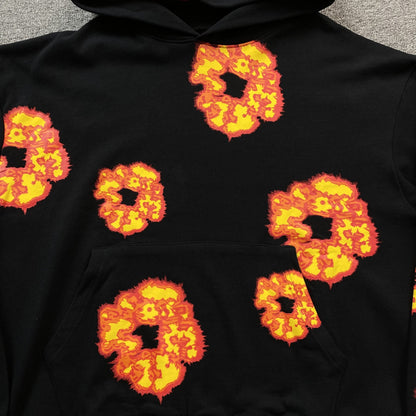 DENIM TEARS x OFFSET WREATH HOODIE BLACK Status Shipping