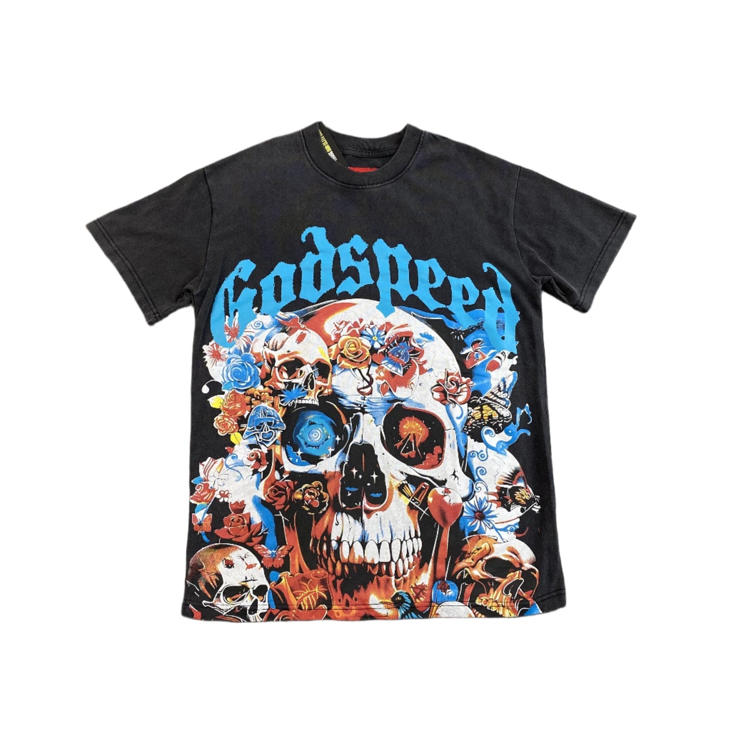 GODSPEED ETERNAL DREAM T-SHIRT WASHED BLACK Status Shipping