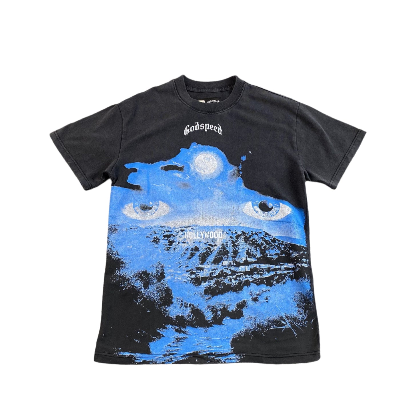 GODSPEED HILLS HAVE EYES T-SHIRT WASHED BLACK Status Shipping