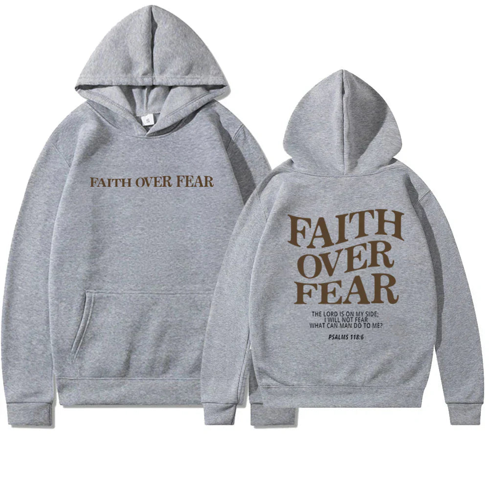 Faith Over Fear Hoodie Luxesphere