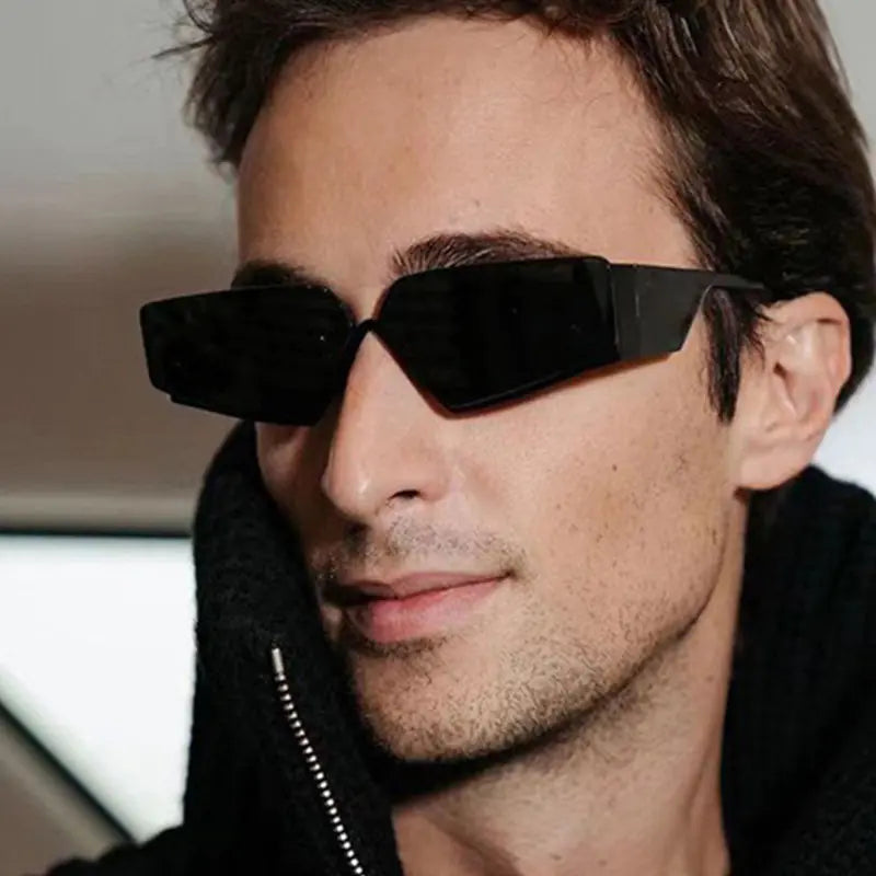 Futuristic Y2K Frameless Sunglasses for Street Style Project 01