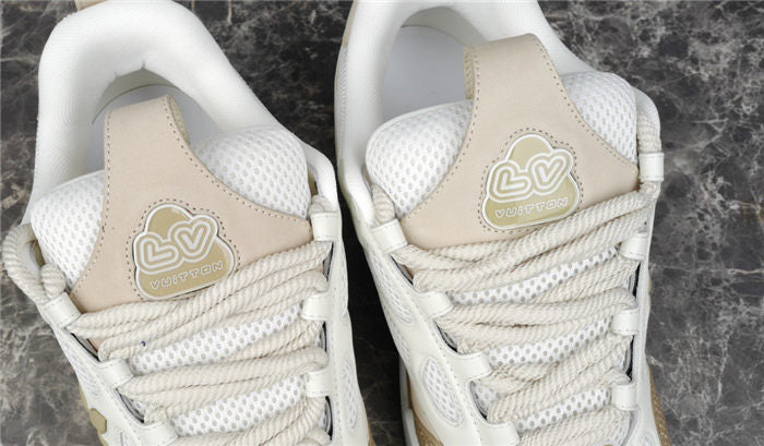 LOUIS VUITTON LV SKATE SNEAKER BEIGE WHITE Versili