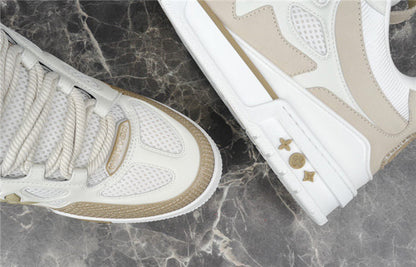 LOUIS VUITTON LV SKATE SNEAKER BEIGE WHITE Versili