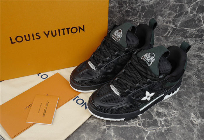 LOUIS VUITTON LV SKATE SNEAKER BLACK WHITE Versili