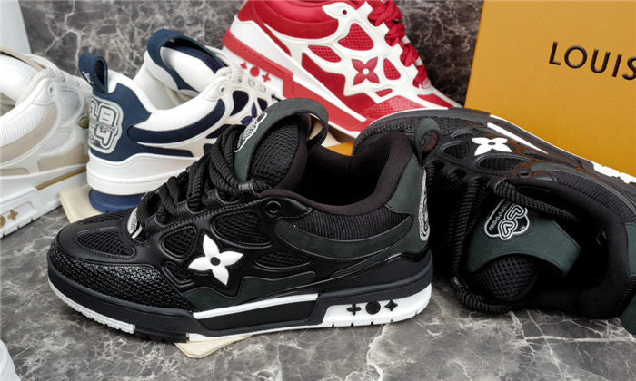 LOUIS VUITTON LV SKATE SNEAKER BLACK WHITE Versili
