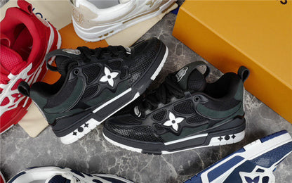LOUIS VUITTON LV SKATE SNEAKER BLACK WHITE Versili