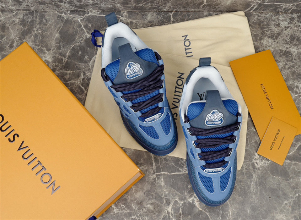 LOUIS VUITTON LV SKATE SNEAKER BLUE Versili