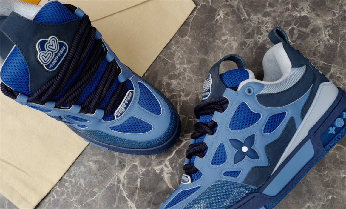 LOUIS VUITTON LV SKATE SNEAKER BLUE Versili