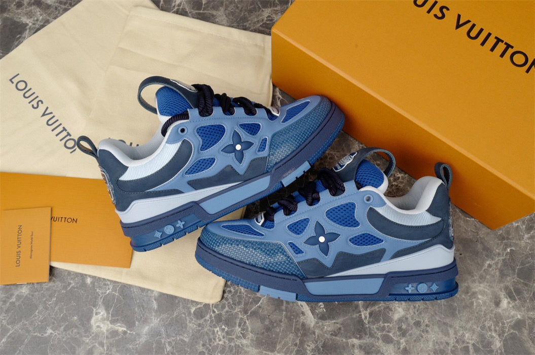 LOUIS VUITTON LV SKATE SNEAKER BLUE Versili