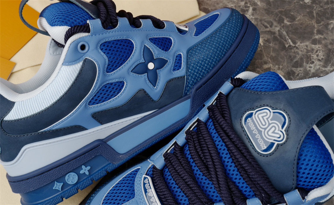 LOUIS VUITTON LV SKATE SNEAKER BLUE Versili