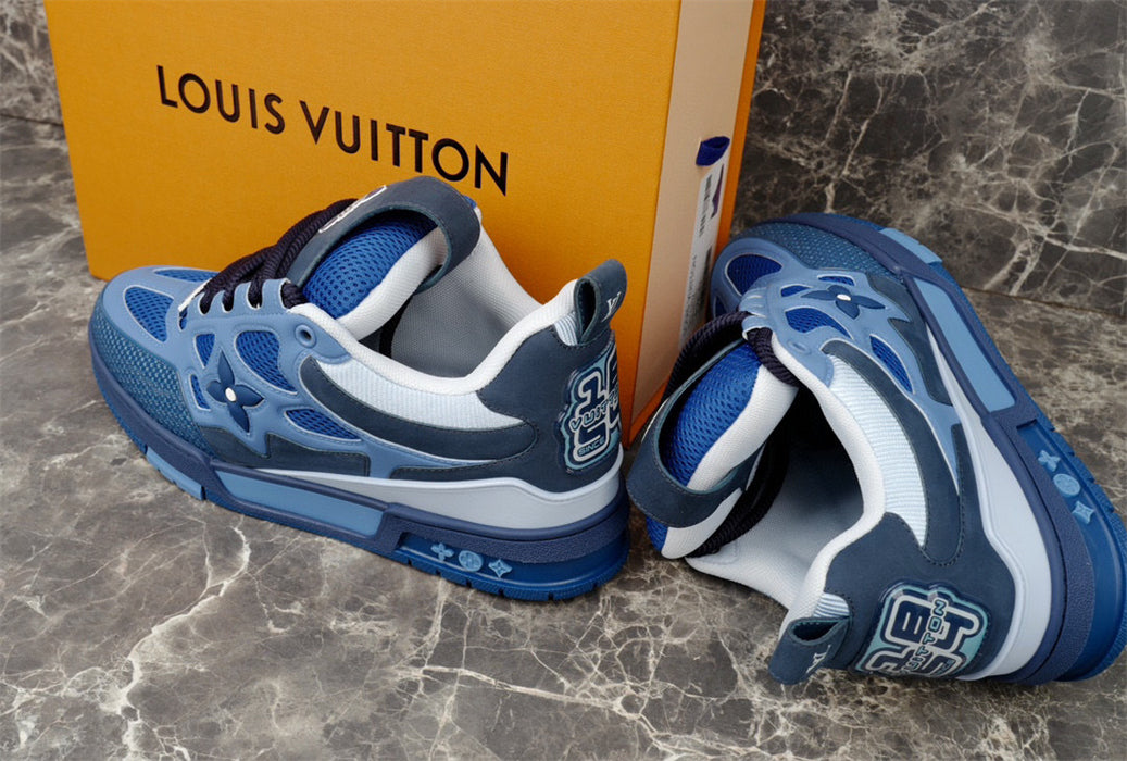 LOUIS VUITTON LV SKATE SNEAKER BLUE Versili