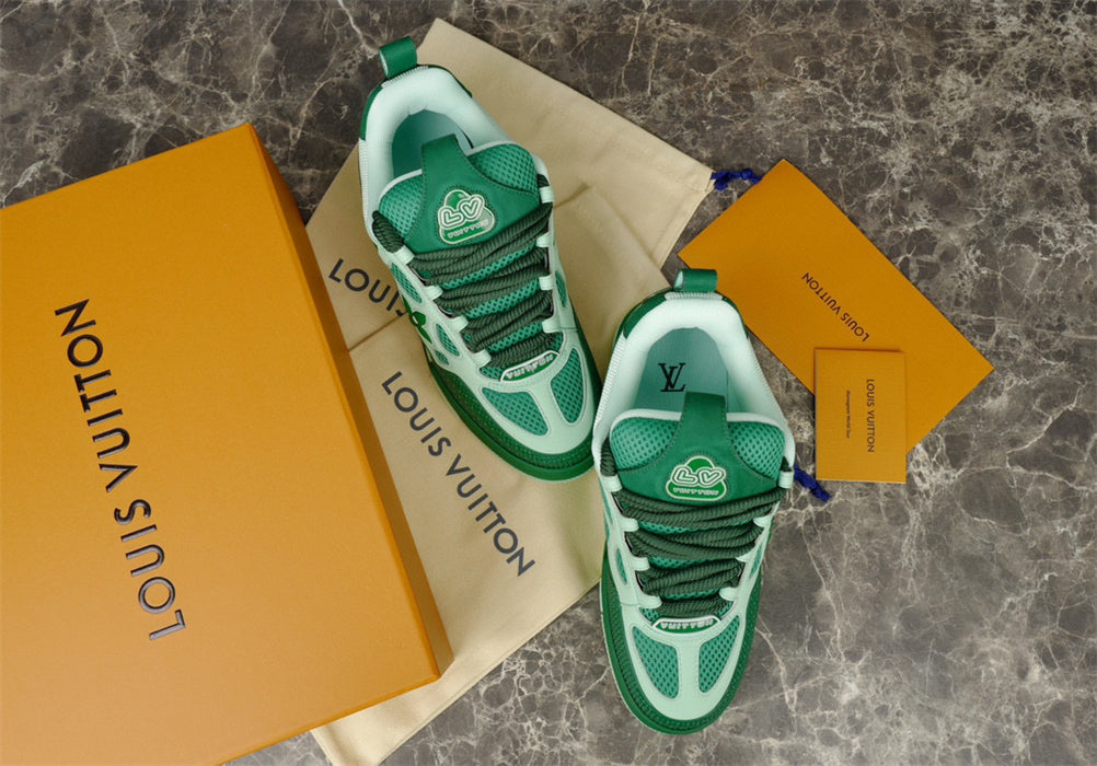LOUIS VUITTON LV SKATE SNEAKER GREEN Versili