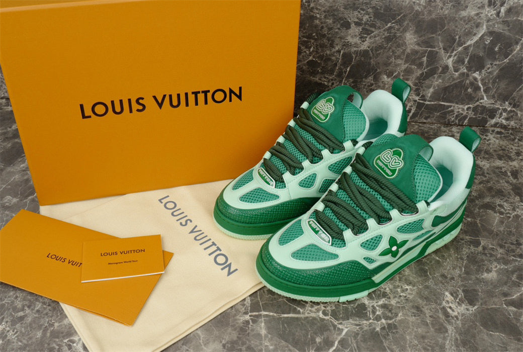 LOUIS VUITTON LV SKATE SNEAKER GREEN Versili
