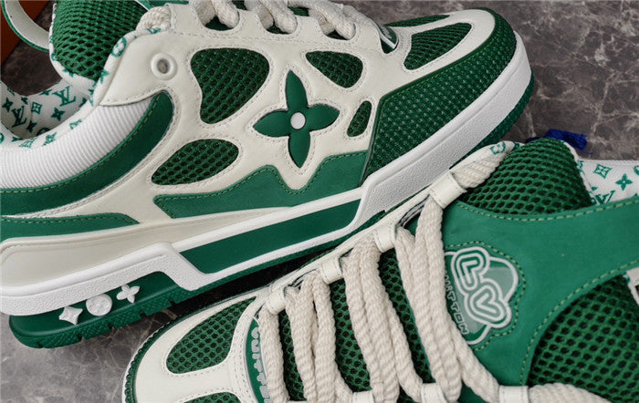 LOUIS VUITTON LV SKATE SNEAKER GREEN WHITE Versili