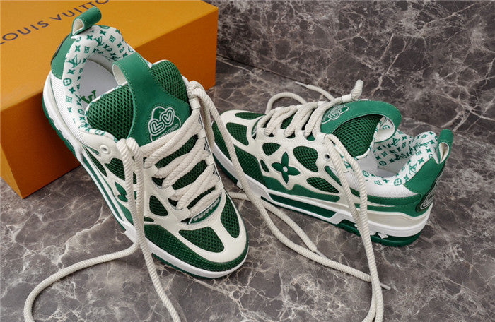LOUIS VUITTON LV SKATE SNEAKER GREEN WHITE Versili