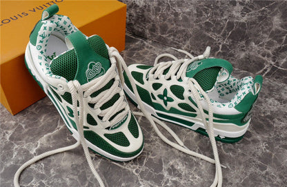 LOUIS VUITTON LV SKATE SNEAKER GREEN WHITE Versili