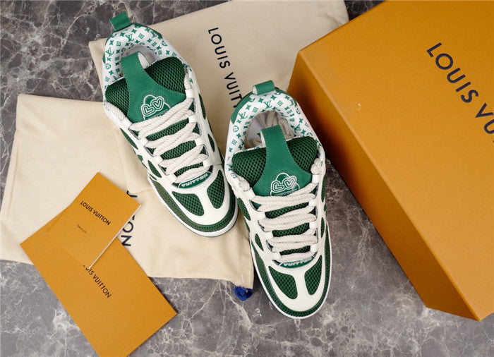 LOUIS VUITTON LV SKATE SNEAKER GREEN WHITE Versili