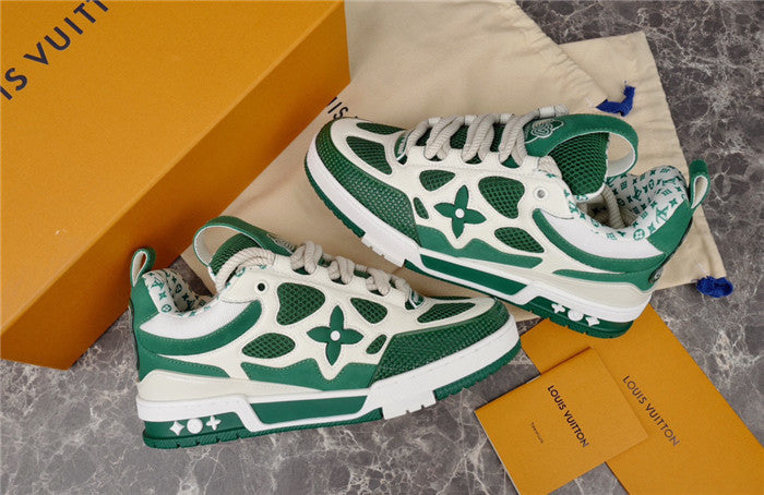 LOUIS VUITTON LV SKATE SNEAKER GREEN WHITE Versili