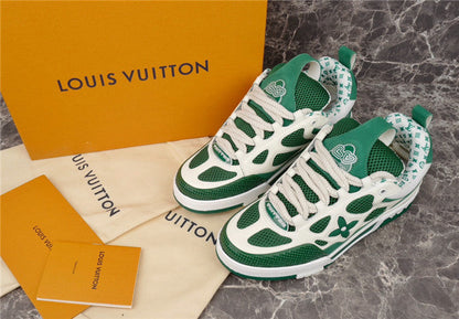 LOUIS VUITTON LV SKATE SNEAKER GREEN WHITE Versili