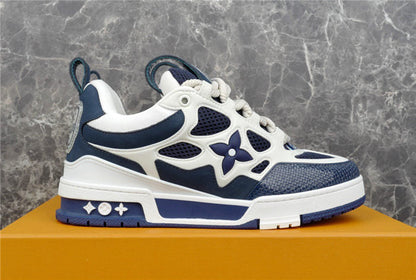 LOUIS VUITTON LV SKATE SNEAKER MARINE WHITE Versili