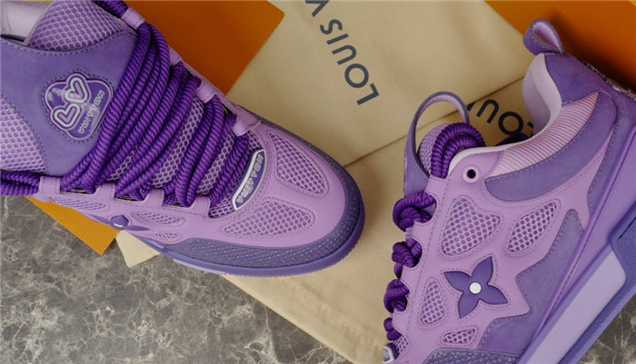 LOUIS VUITTON LV SKATE SNEAKER PURPLE Versili