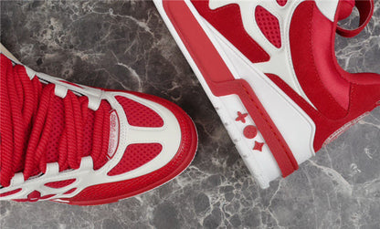 LOUIS VUITTON LV SKATE SNEAKER RED WHITE Versili
