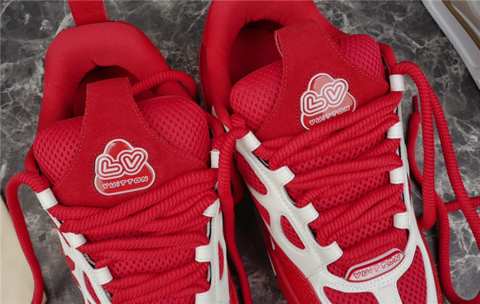 LOUIS VUITTON LV SKATE SNEAKER RED WHITE Versili