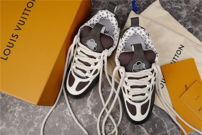 LOUIS VUITTON LV SKATE SNEAKER WHITE BLACK Versili